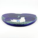 Sylvia Leuchovius (1970s) Blue Studio Bird Wall Plaque 30 cm