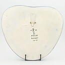 Sylvia Leuchovius (1970s) Blue Studio Bird Wall Plaque 30 cm