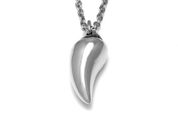 Fladdermustand Halsband, Fladdermus Smycke i Tenn