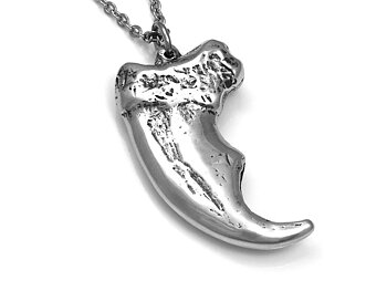 Isbjörnsklo Halsband, Björn Smycke i Tenn