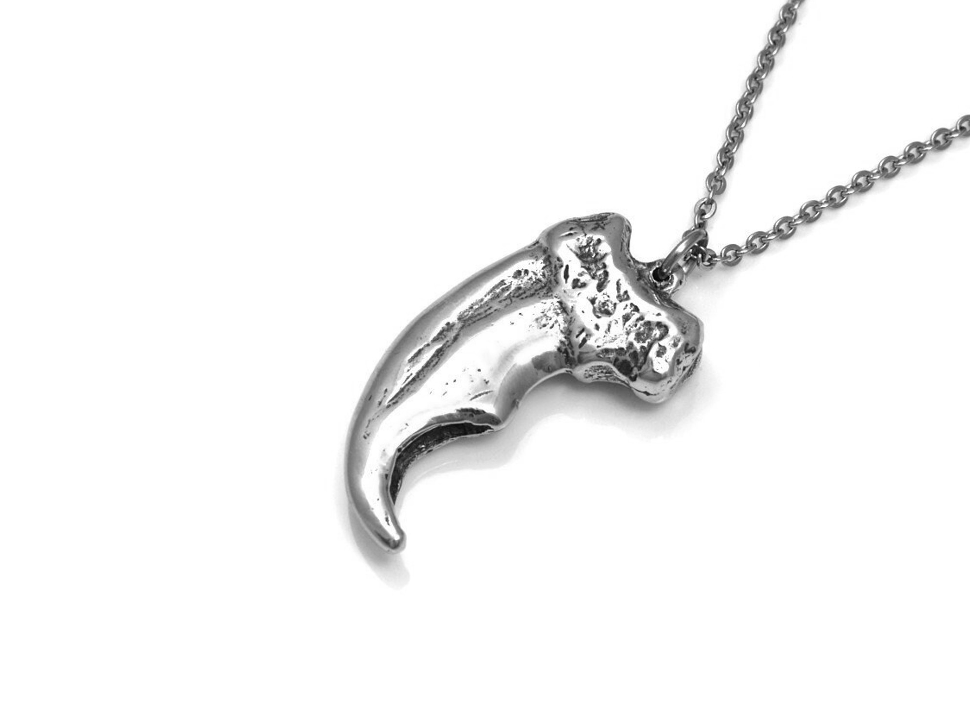Isbjörnsklo Halsband, Björn Smycke i Tenn - 3