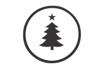 Symboletiket – Julebøger – selvklæbende etiket med julesymbol til mærkning af hylder og materialer.