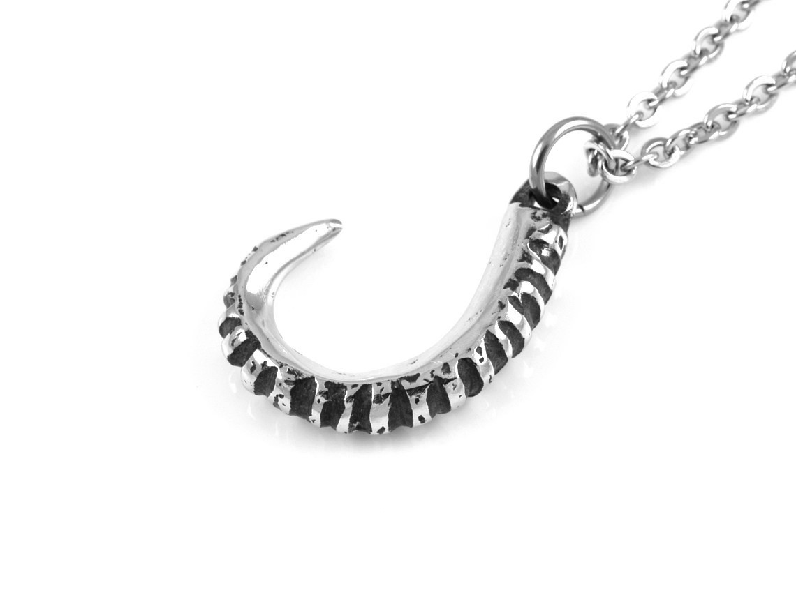 Gethorn Halsband, Get Djur Smycke i Tenn - 3