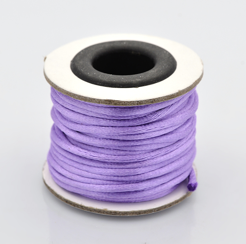 Nylon thread, 2mm. whole roll.  purple - 3