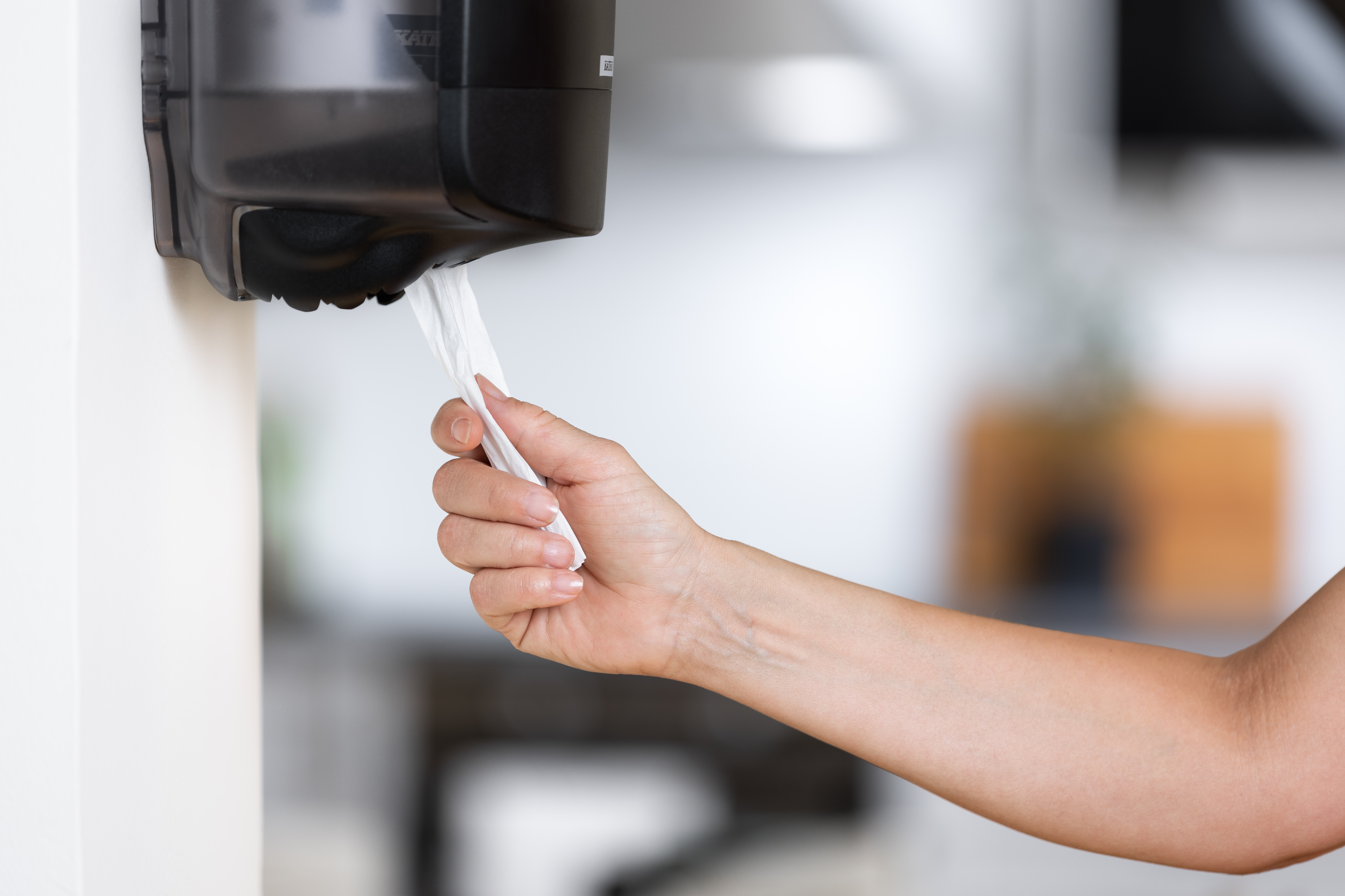 Katrin Plastdispenser S för Torkrullar, Svart - 4