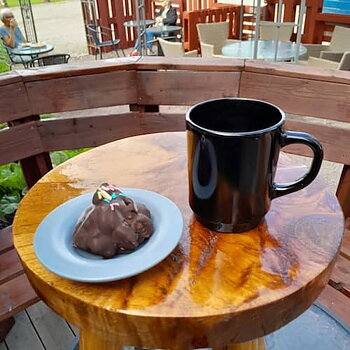 Moster Fia och kaffe