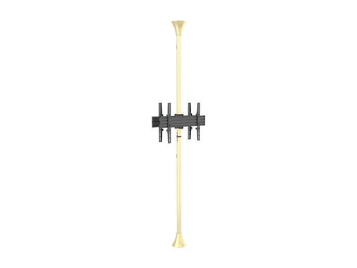 M Floor to Ceiling Mount Pro MBFC2U Brass