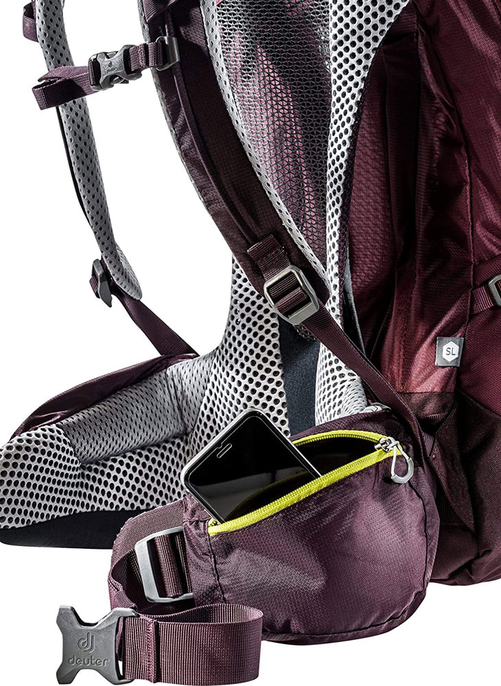 Vandringsryggsäck - DEUTER Futura Pro 34 SL Aubergine-Maroon - 7