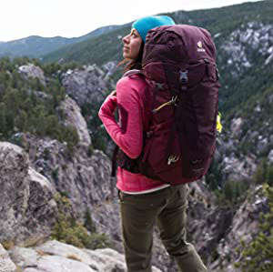 Vandringsryggsäck - DEUTER Futura Pro 34 SL Aubergine-Maroon - 2