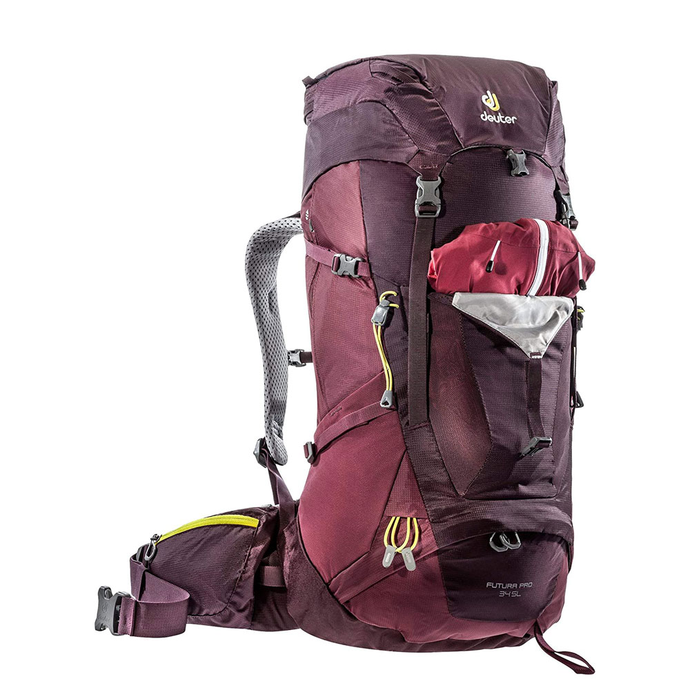 Vandringsryggsäck - DEUTER Futura Pro 34 SL Aubergine-Maroon - 6