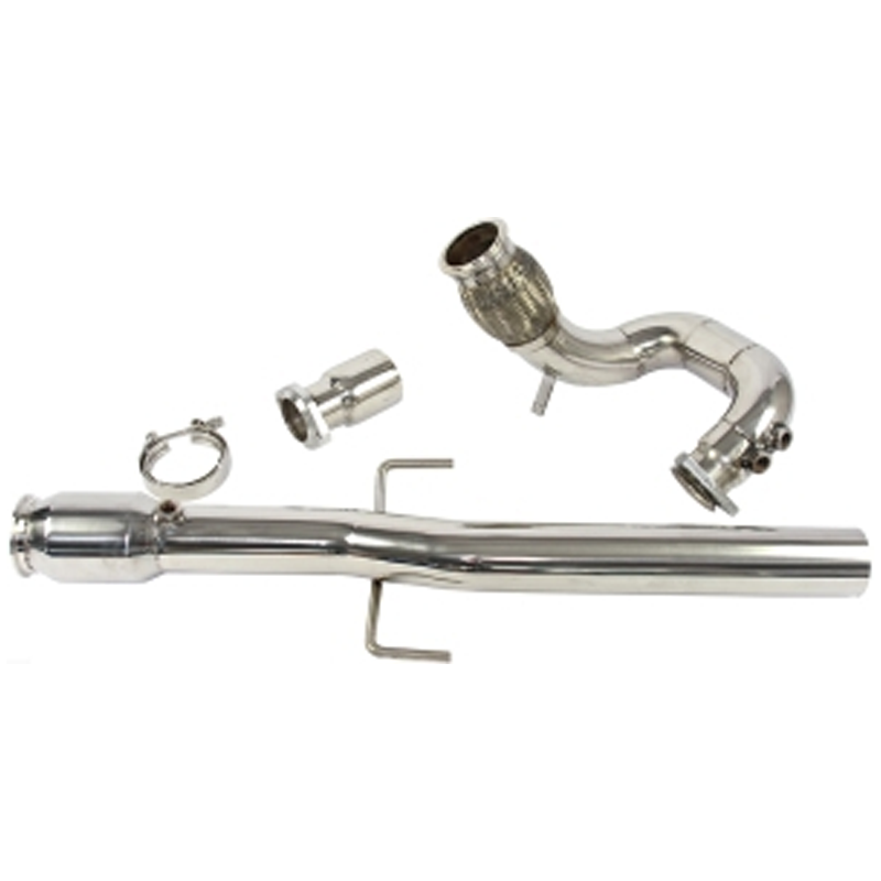 3" Downpipe with race catalytic converter 300cell