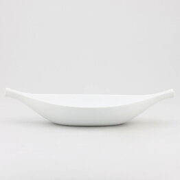 スティグ・リンドべリ Pungoシリーズ 小舟型の白いボウル  Bowl 1953年