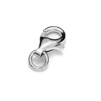 Lobsterlås 16mm sterling silver 