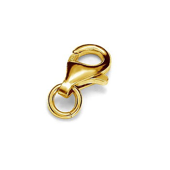 Lobsterlås 16mm sterling silver 