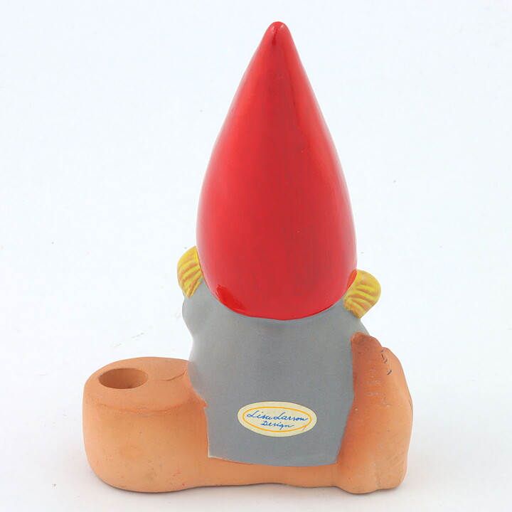 リサラーソン Santa's Family サンタと猫のキャンドルホルダー Candleholder 1980年代  15cm