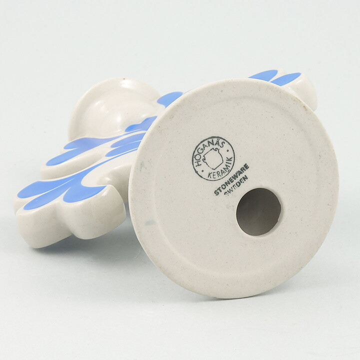 Lisa Larson (1982) Floral Candleholder 13 cm  [Sample Images]