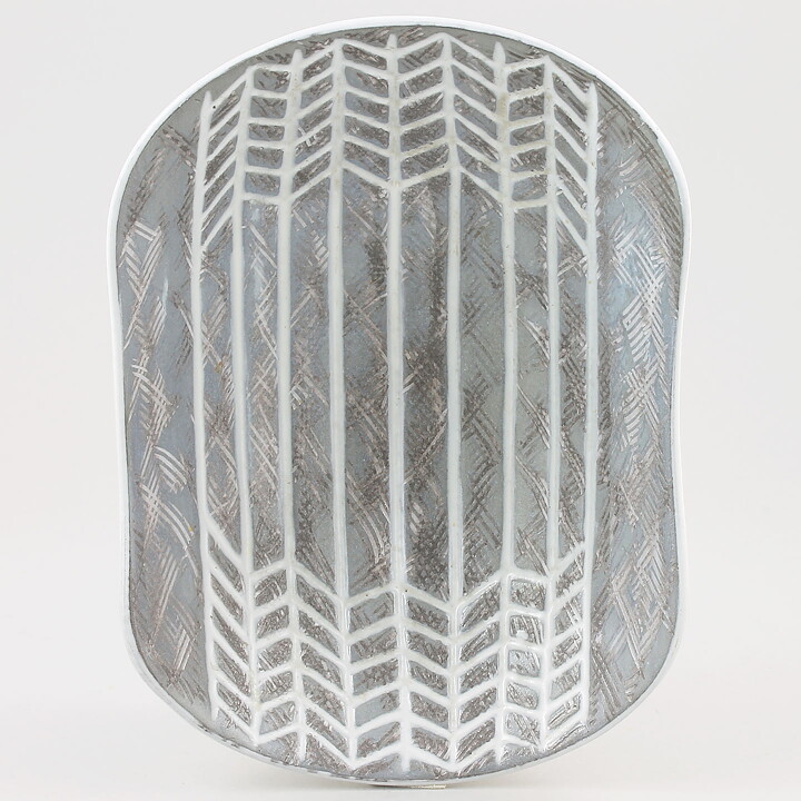Mari Simmulson (Ax 1958) Rounded Bowl with Relief Decor 22 cm