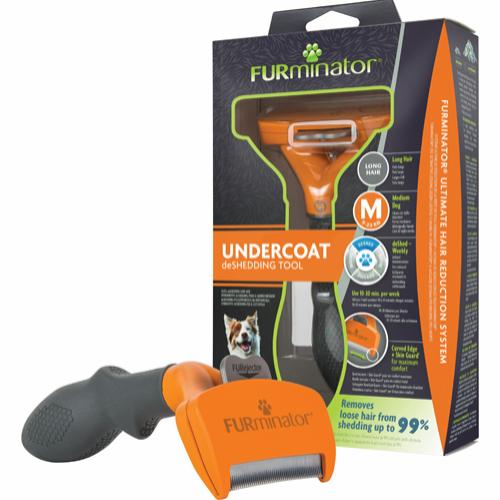 FURminator För Hundar Med Lång Päls Medium - 2