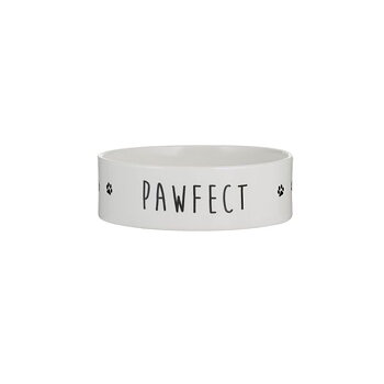 Mason Cash Matskål Pawfect Vit Medium 15cm