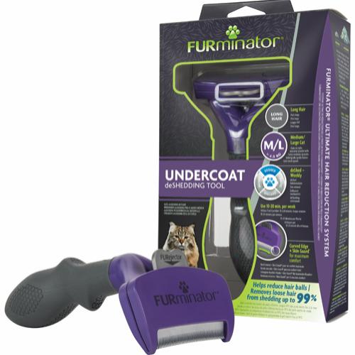 FURminator För Katter Med Lång Päls Medium/Large - 2