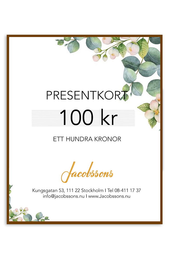 Presentkort 100 kronor