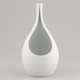 Stig Lindberg (Pungo 1953) White Modern Vase 19 cm (1)