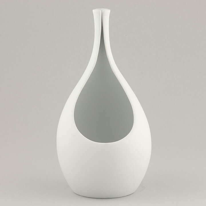 Stig Lindberg (Pungo 1953) White Modern Vase 19 cm (1)