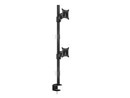 M VESA Deskmount Officeline Dual Vertical Black