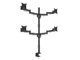 M VESA Deskmount Officeline Quad Black