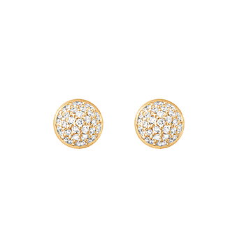 Lotus Pienet korvakorut Diamond Pavé