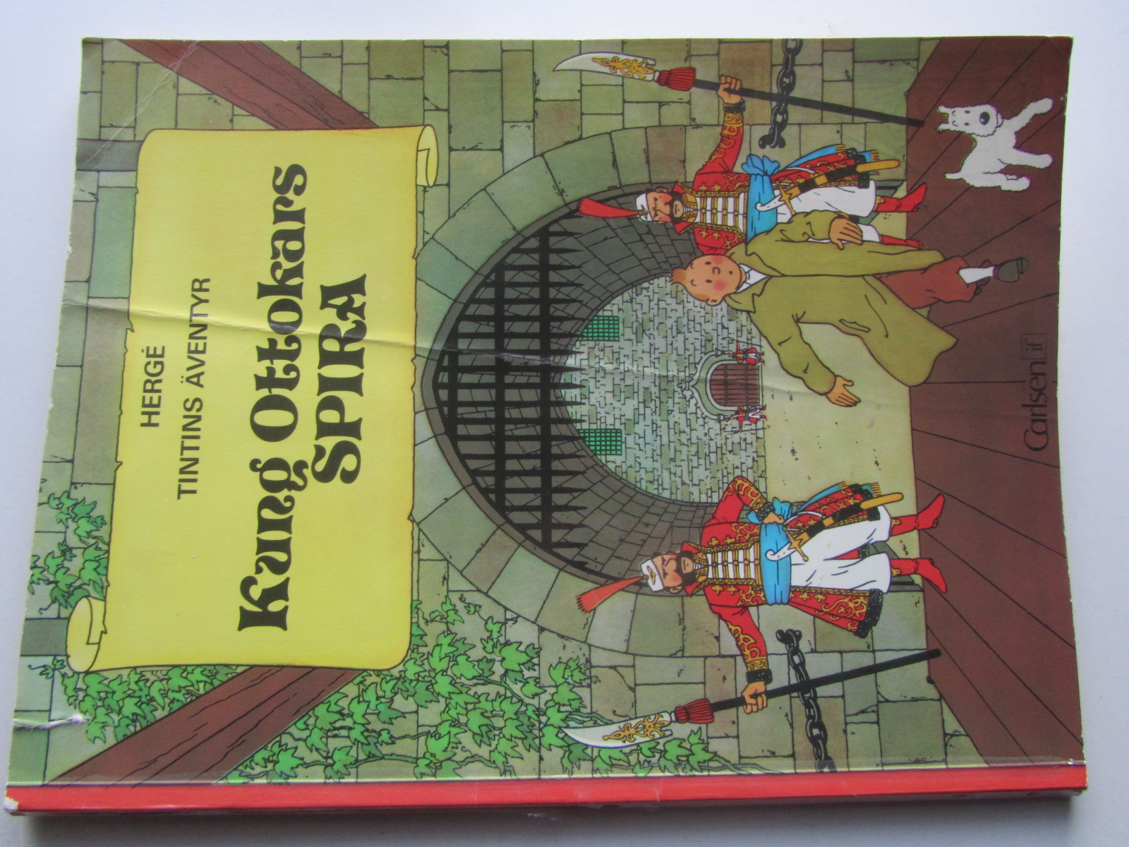 Tintin 02 Kung Ottokars spira 1:a uppl. Vg