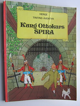 Tintin 02 Kung Ottokars spira 1:a uppl. Vg