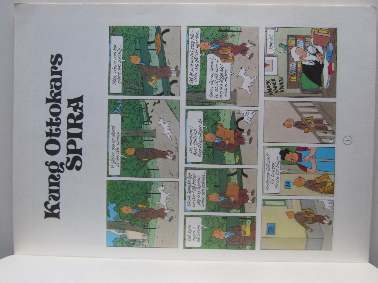 Tintin 02 Kung Ottokars spira 1:a uppl. Vg - 3