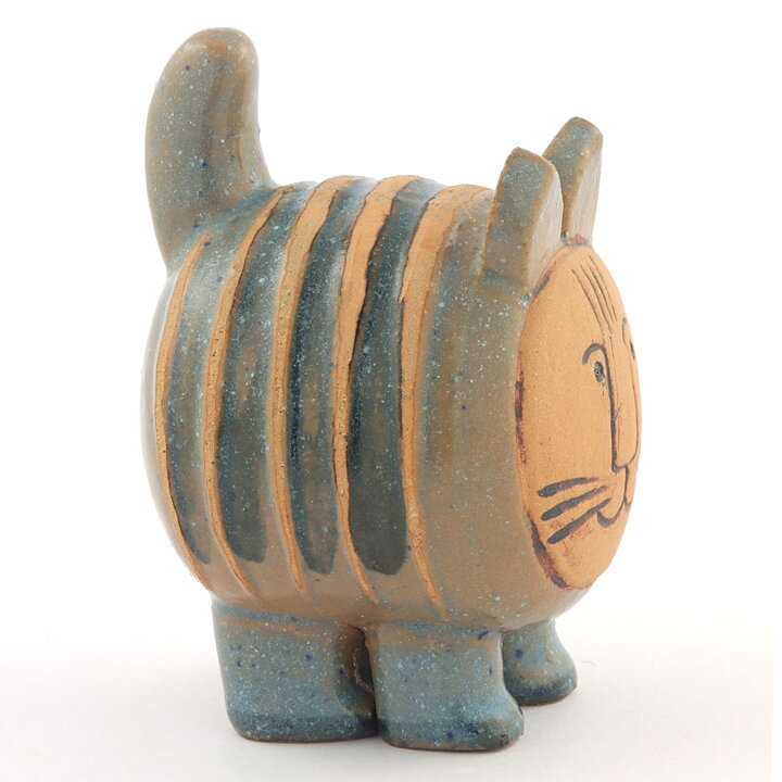 Lisa Larson (Menageri 1965) Modern Gray Cat 10 cm (1)