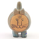 Lisa Larson (Menageri 1965) Modern Gray Cat 10 cm (1)