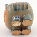 Lisa Larson (Menageri 1965) Modern Gray Cat 10 cm (1)