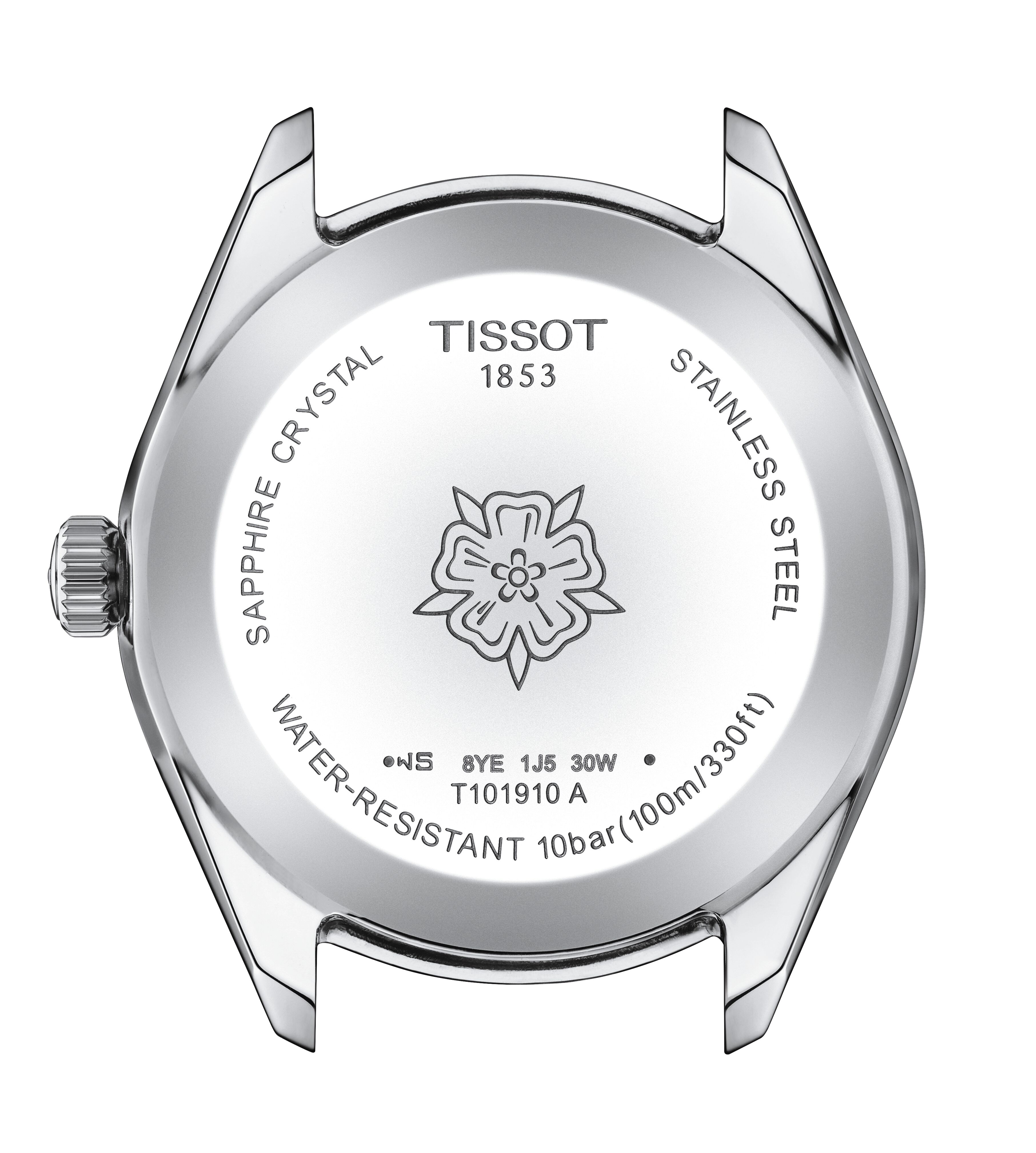 T101.910.11.116.00 Tissot PR 100 Sport Chic 36 pärlemor med diamant index