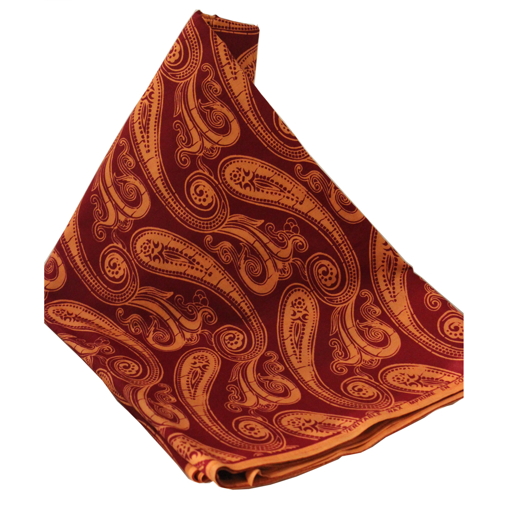 Afrikanskt tyg Red Paisley