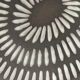 Ingrid Atterberg (Negro 1953) Oval Bowl with Incised Decor 19 cm