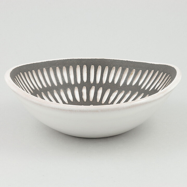 イングリッド・アッターボリ Negroシリーズ 茶色いボウル Bowl  1953年  19cm