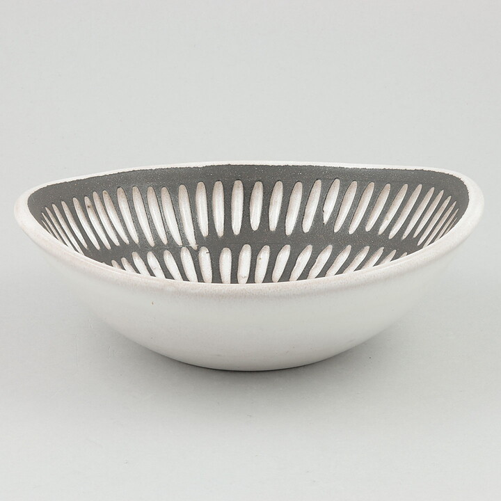 イングリッド・アッターボリ Negroシリーズ 茶色いボウル Bowl  1953年  19cm