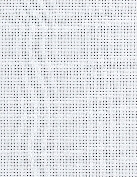Aida 65x50 cm vit 4,4 rutor cm, 11 count
