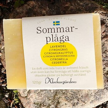 Antimyggtvål,  Sommarplåga, naturligt myggmedel