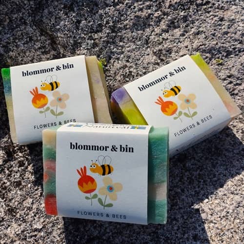 Blommor och Bin, naturtvål 120g - 2