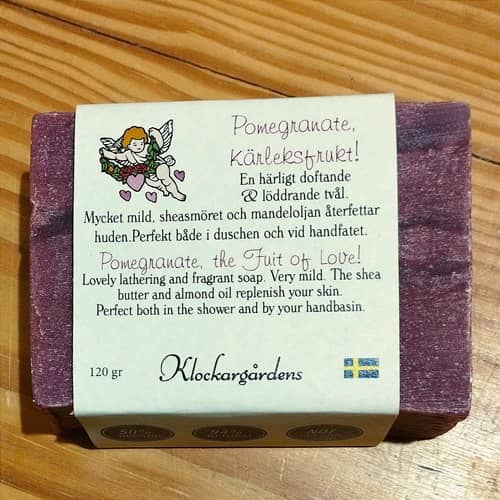POMEGRANATE, KÄRLEKSFRUKT! tvål