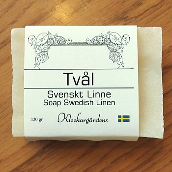 Svenskt linne, fast spatvål 120g