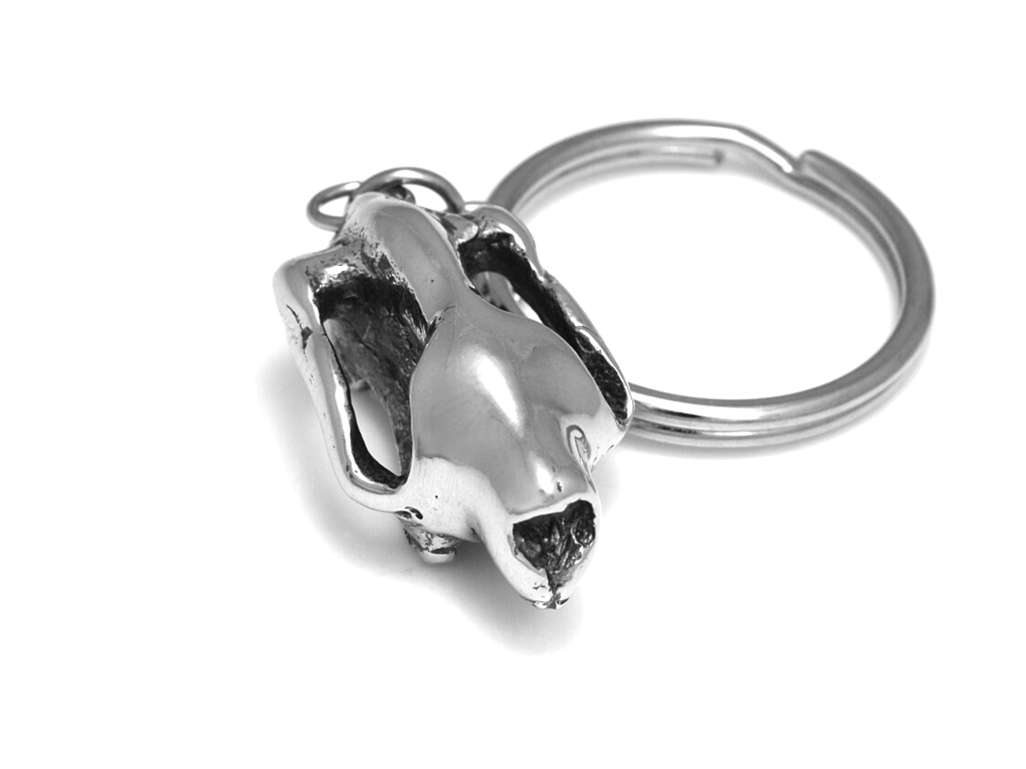 Koalaskalle Nyckelring, Koala Accessoar, Djurskalle Nyckelhållare i Tenn och Stål - 2
