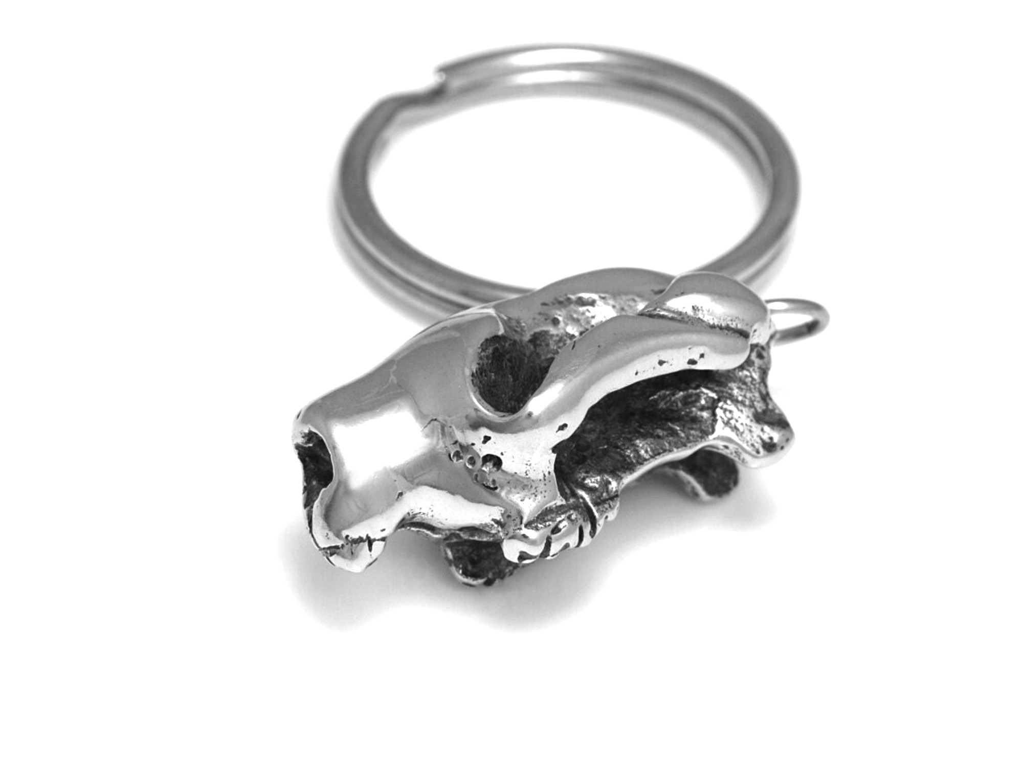 Koalaskalle Nyckelring, Koala Accessoar, Djurskalle Nyckelhållare i Tenn och Stål - 3
