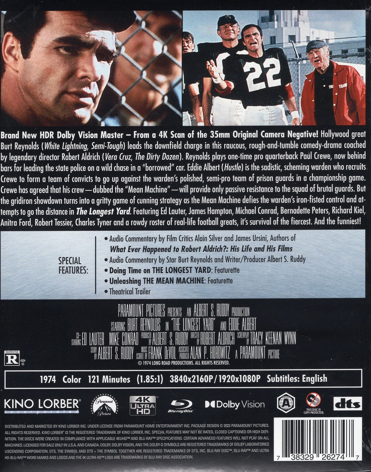 Longest Yard (ej svensk text) (4K Ultra HD + Blu-ray) - 2