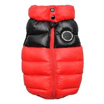 Puppia Hundtäcke Ultralight 2Colorway Gilet Röd/Svart